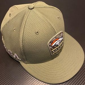 New Era Denver Broncos Proback hat, Salute to Service SpecialEdition, size 7 5/8